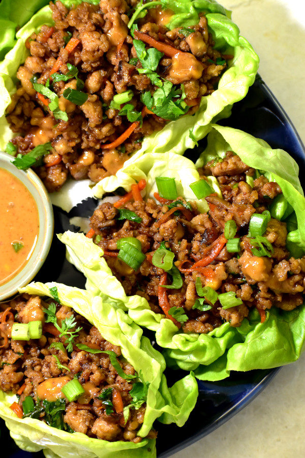 The 30 BEST Easy Weeknight Dinners - chicken lettuce wraps.