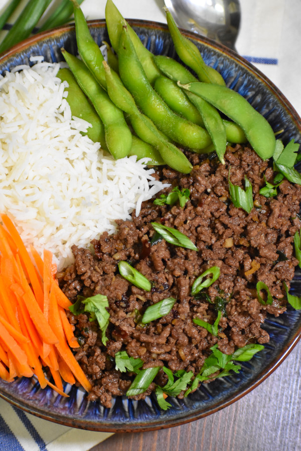 The 5 BEST Asian Recipes -  Korean ground beef bowl.