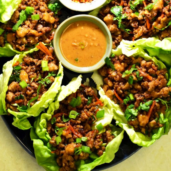 The 5 BEST Asian Recipes - chicken lettuce wraps.