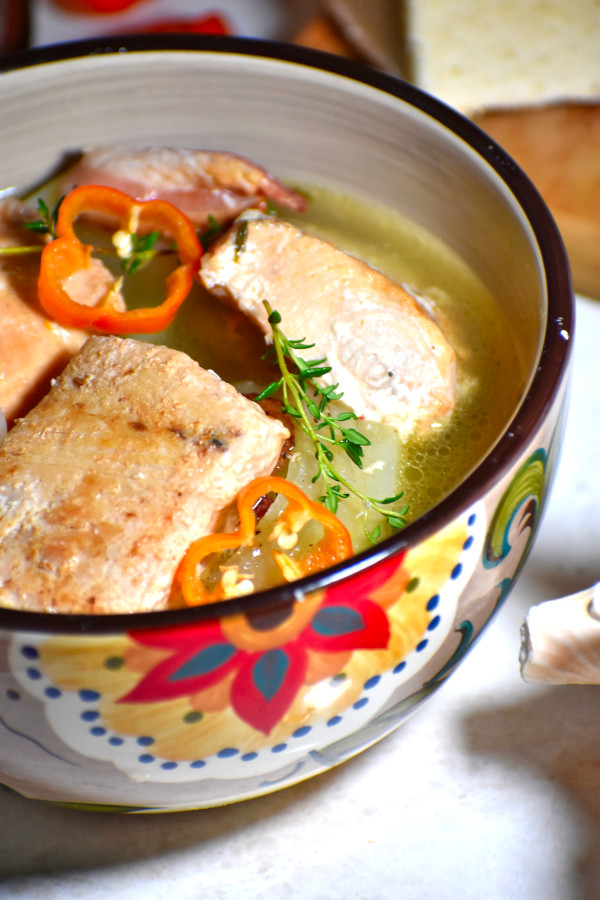 boiled fish in the gypsy bowl