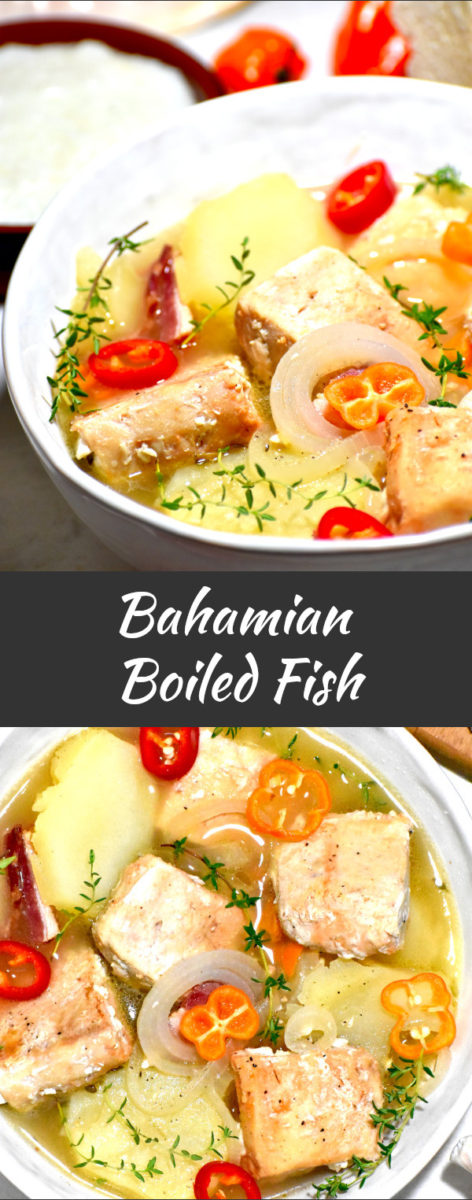 pinterest image of bahamian boiled fish