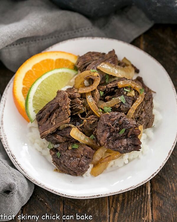 40个最好的加勒比食谱- vaca frita。