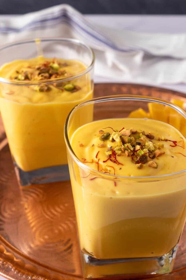 The BEST Mango Recipes - Mango lassi.