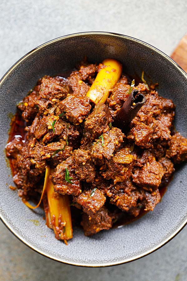 The 5 BEST Asian Recipes - beef rendang.