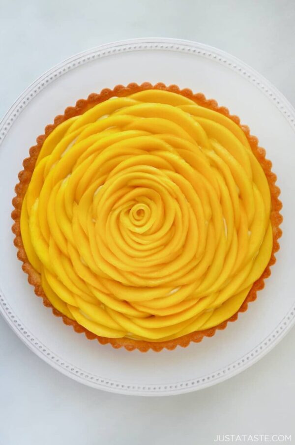 The BEST Mango Recipes - Mango tart.