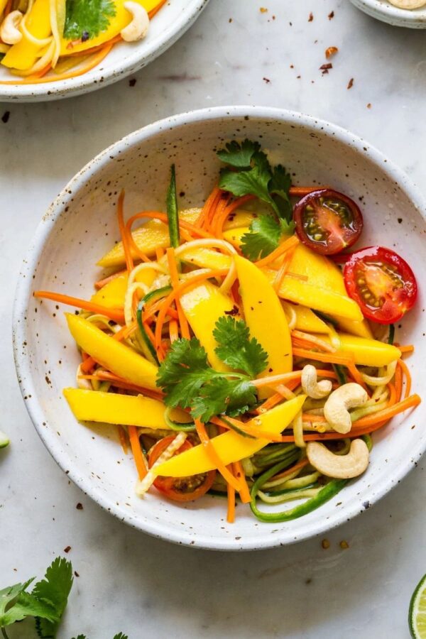 The BEST Mango Recipes - Thai mango salad.