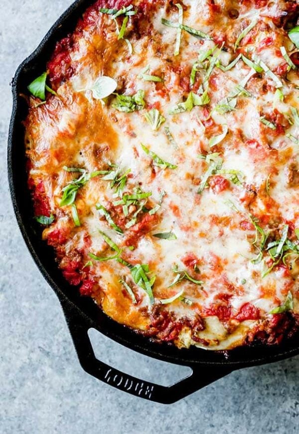 Skillet lasagna.