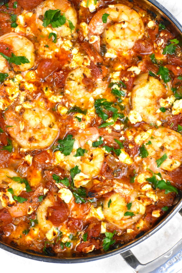 The 30 BEST Easy Weeknight Dinners - shrimp saganaki.