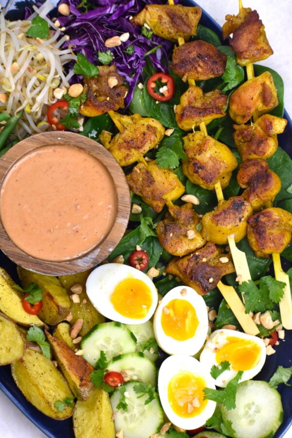 Gado Gado (Indonesian Salad with Peanut Sauce)