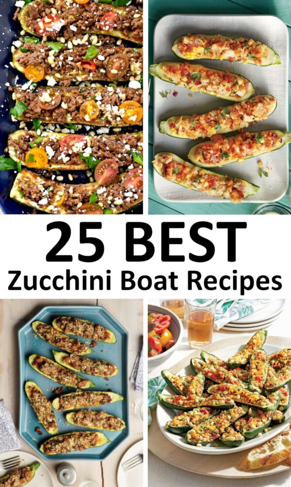 Stuffed zucchini recipes - the best zucchini boats.