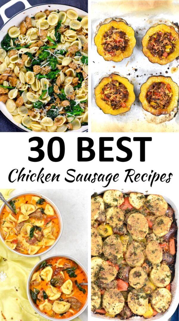 chicken sausage recipes pin