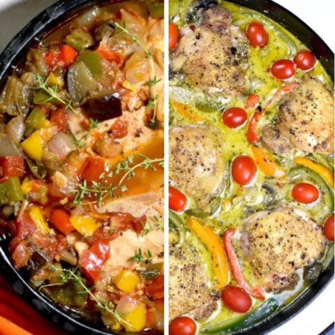 featured image for chicken and vegetable recipes post