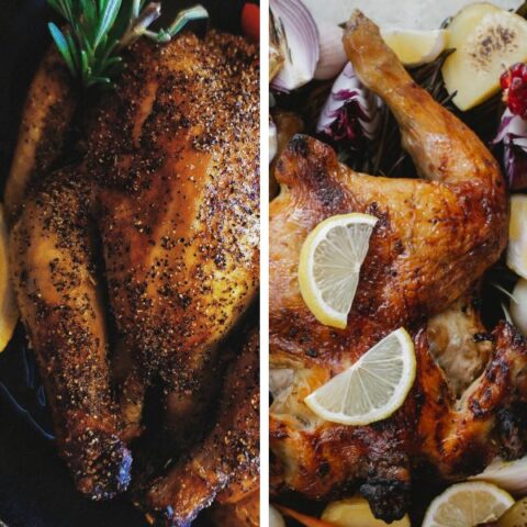 featured image for whole chicken recipes post